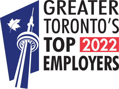 Greater Toronto's Top 2022 Employers badge