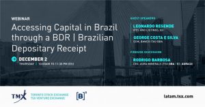 Obtenir un accès aux capitaux du Brésil au moyen de certificats brésiliens d’actions étrangères (CBAE) – le 2 décembre 2021