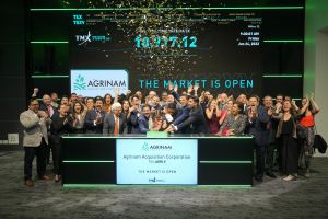 Agrinam Acquisition Corporation Opens the Market