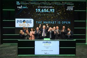 Probe Gold Inc. Opens the Market